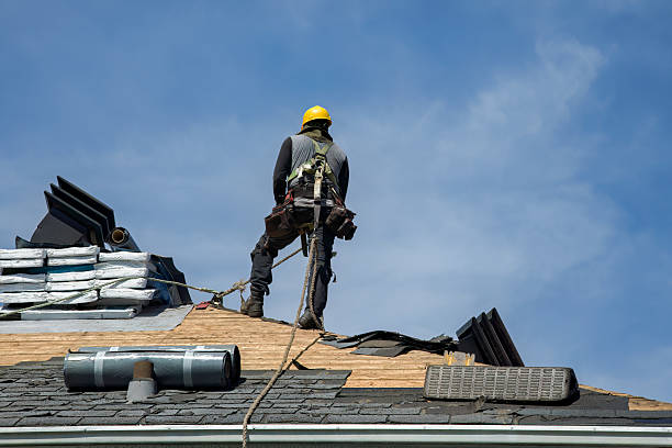 Professional Gutter Installation technician working in Mohrsville, PA